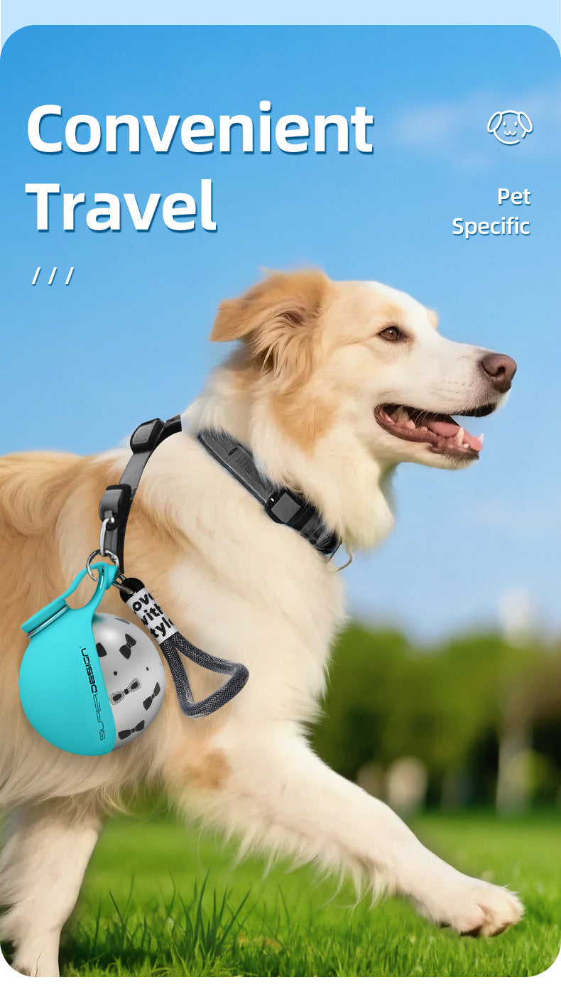 The AquaPup™ - 2-in-1 Foldable Pet Flask