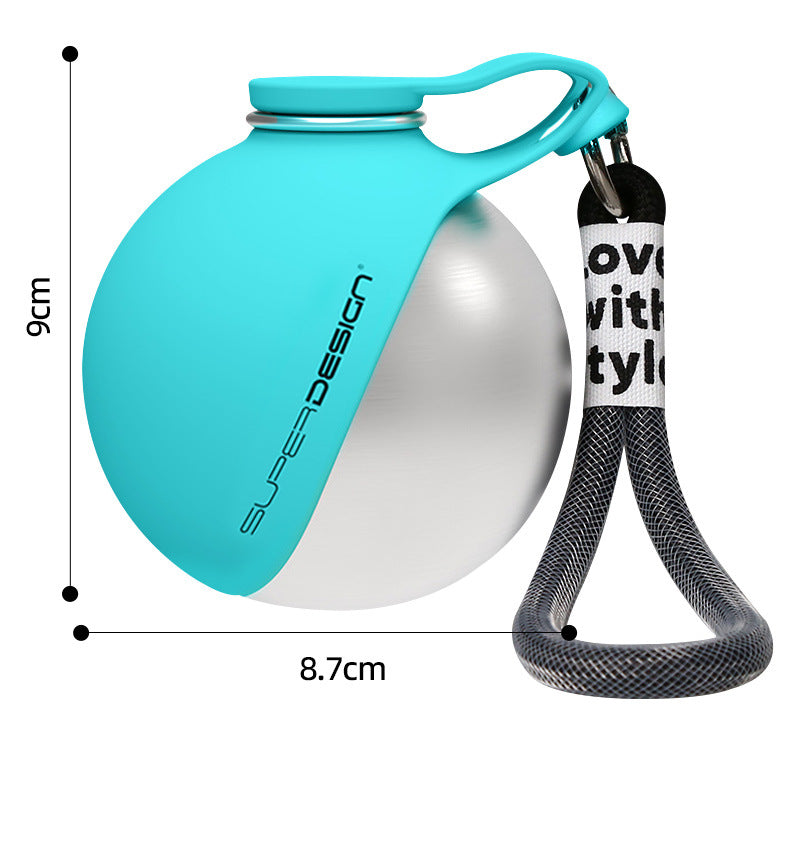The AquaPup™ - 2-in-1 Foldable Pet Flask
