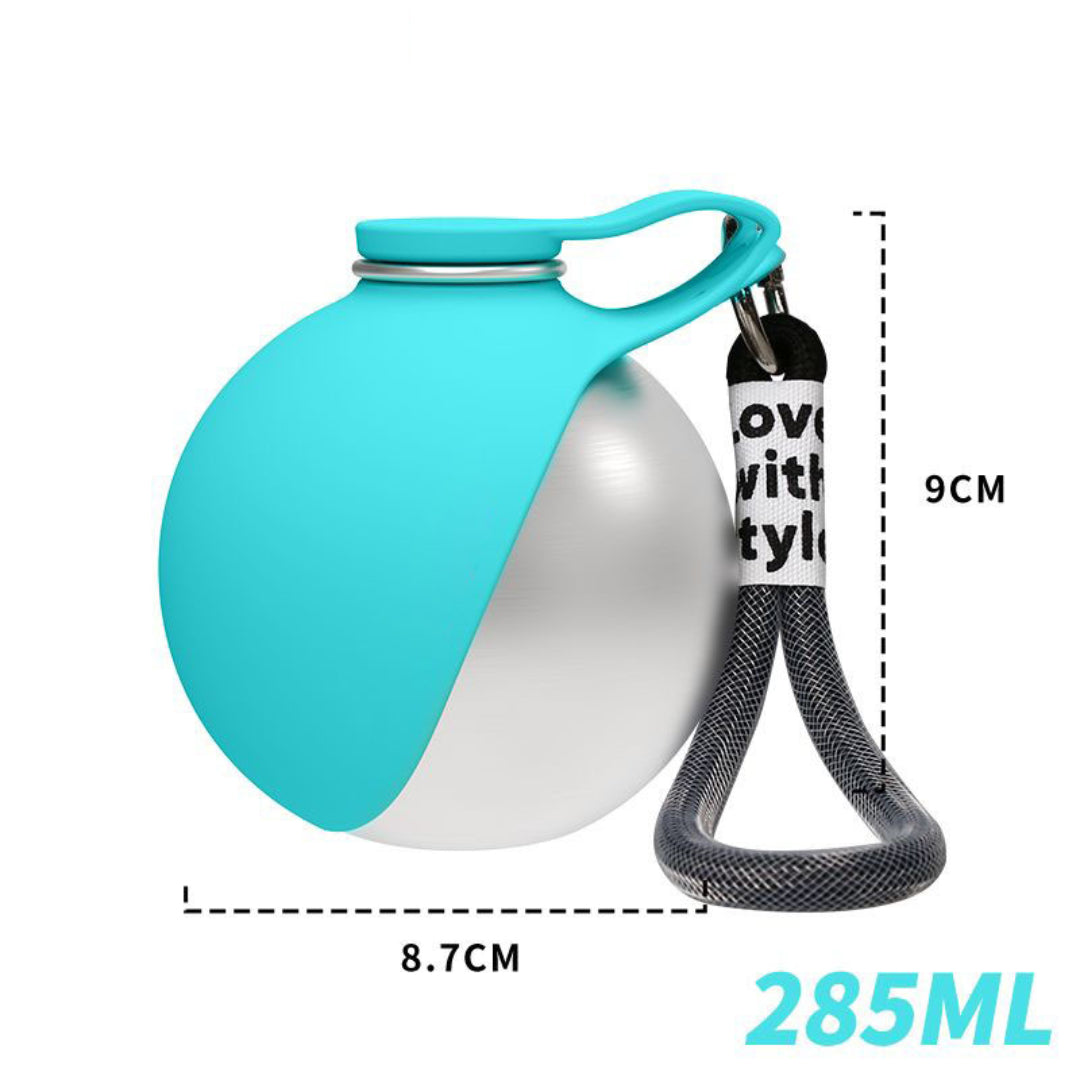 The AquaPup™ - 2-in-1 Foldable Pet Flask