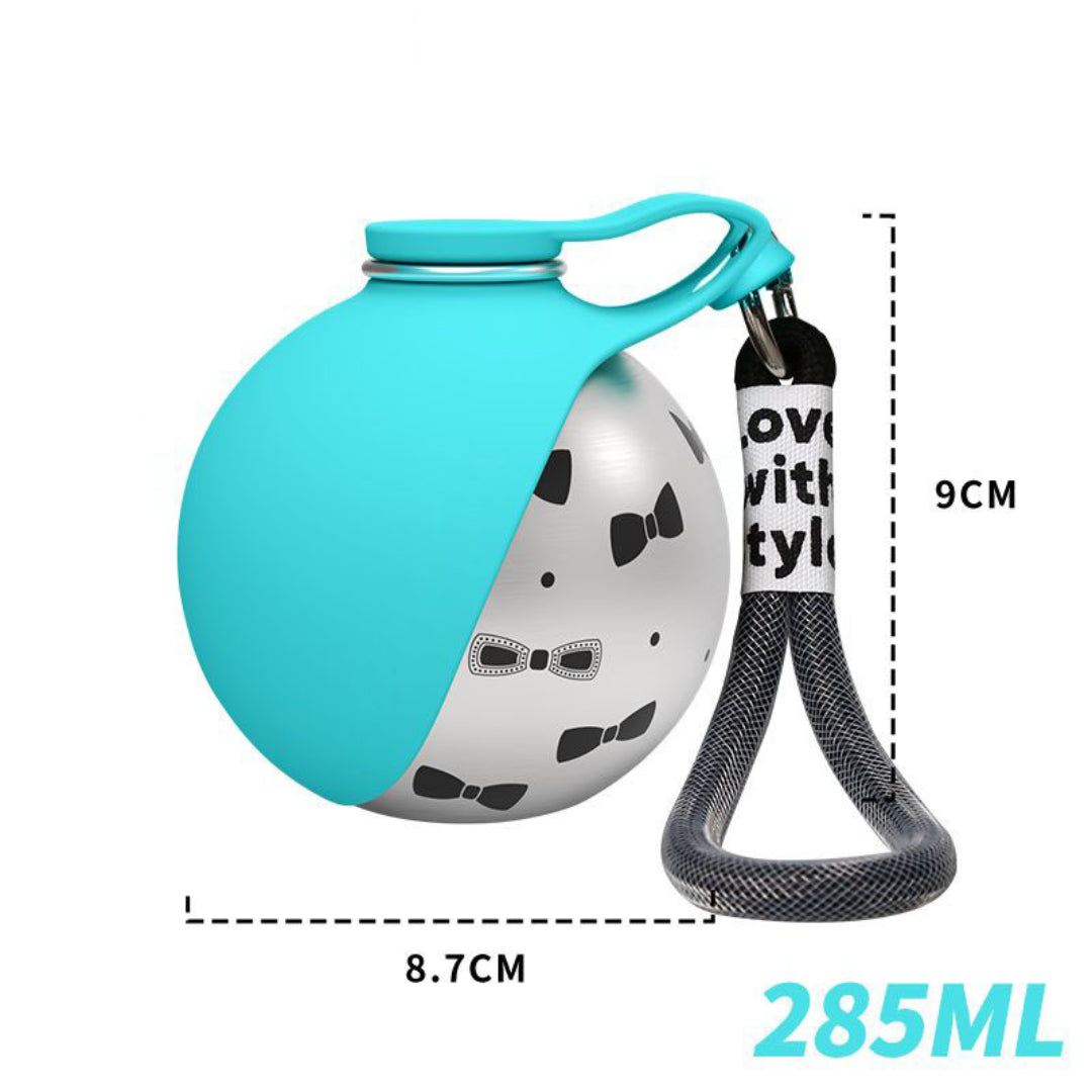 The AquaPup™ - 2-in-1 Foldable Pet Flask
