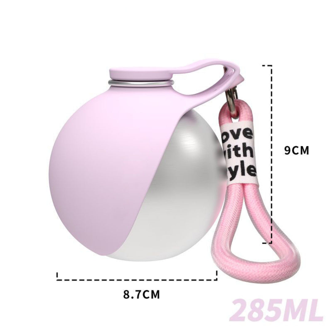 The AquaPup™ - 2-in-1 Foldable Pet Flask